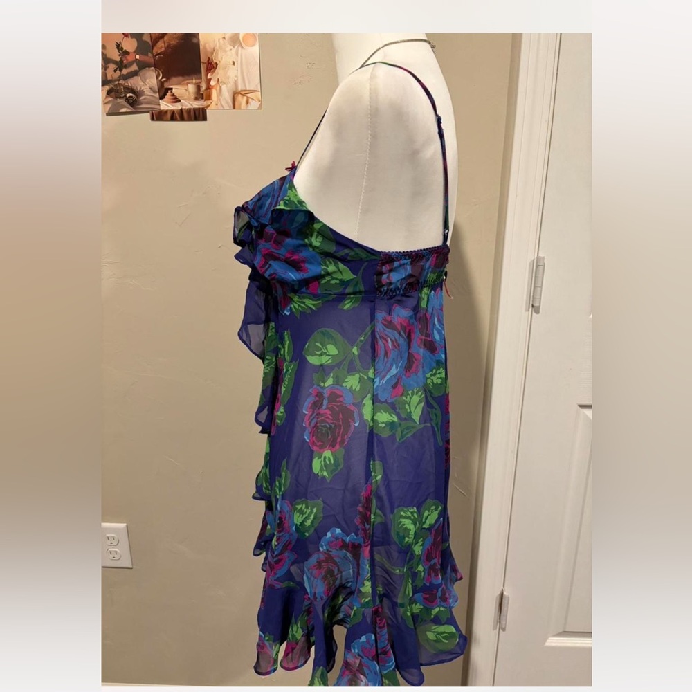 BETSEY JOHNSON• ruffle slip dress - Picture 3 of 6
